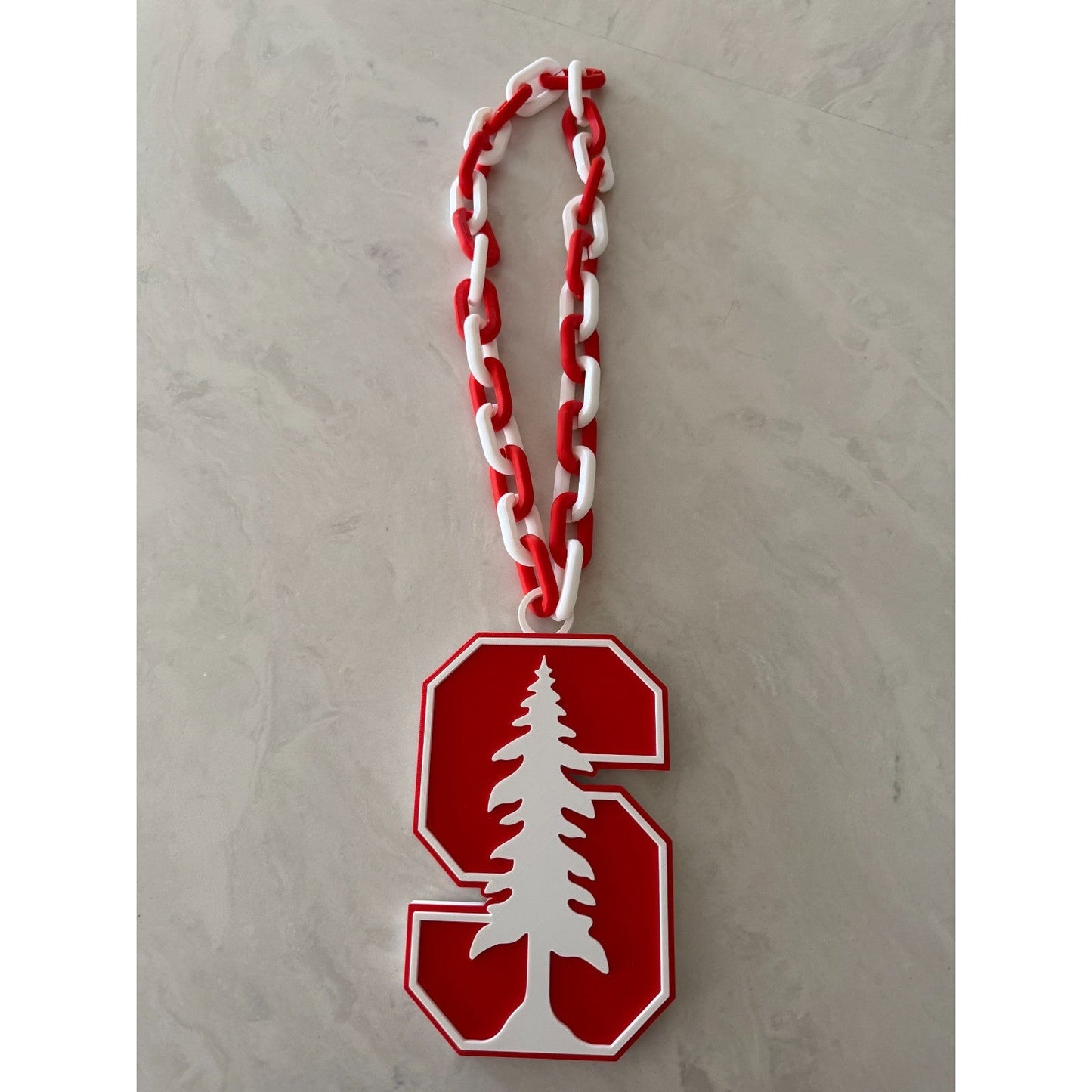 Stanford Cardinal Logo Oversized Necklace Chain