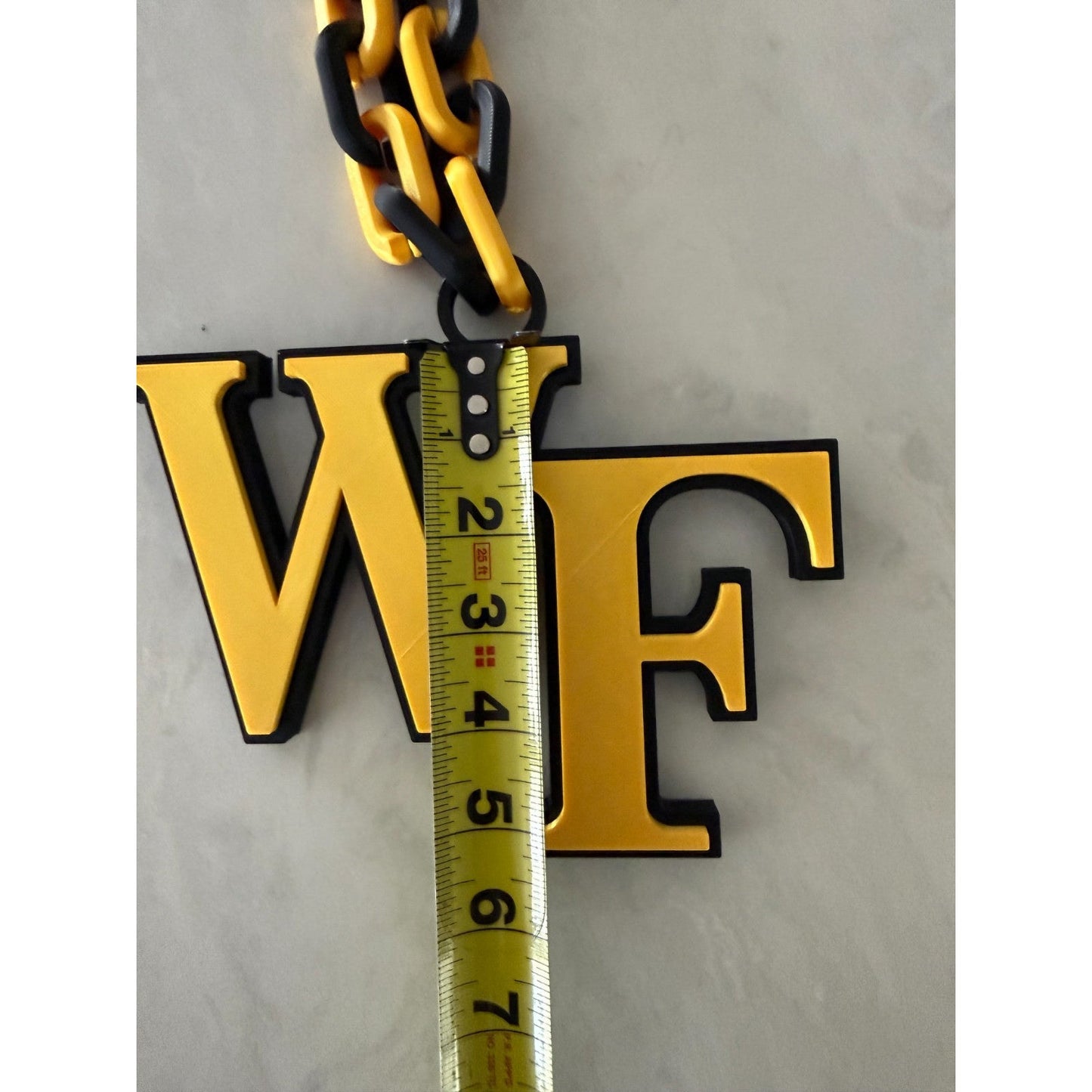 Wake Forest Demon Deacons Oversized Necklace & Chain