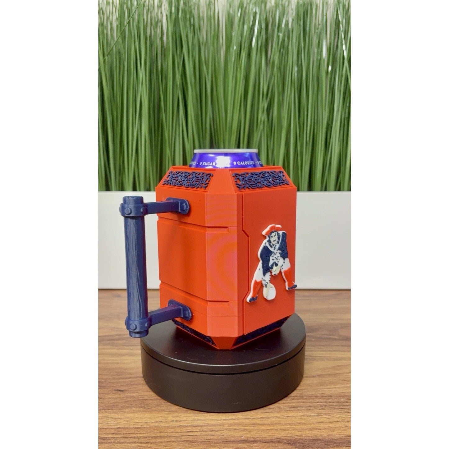 New England Patriots Can Holder Koozie