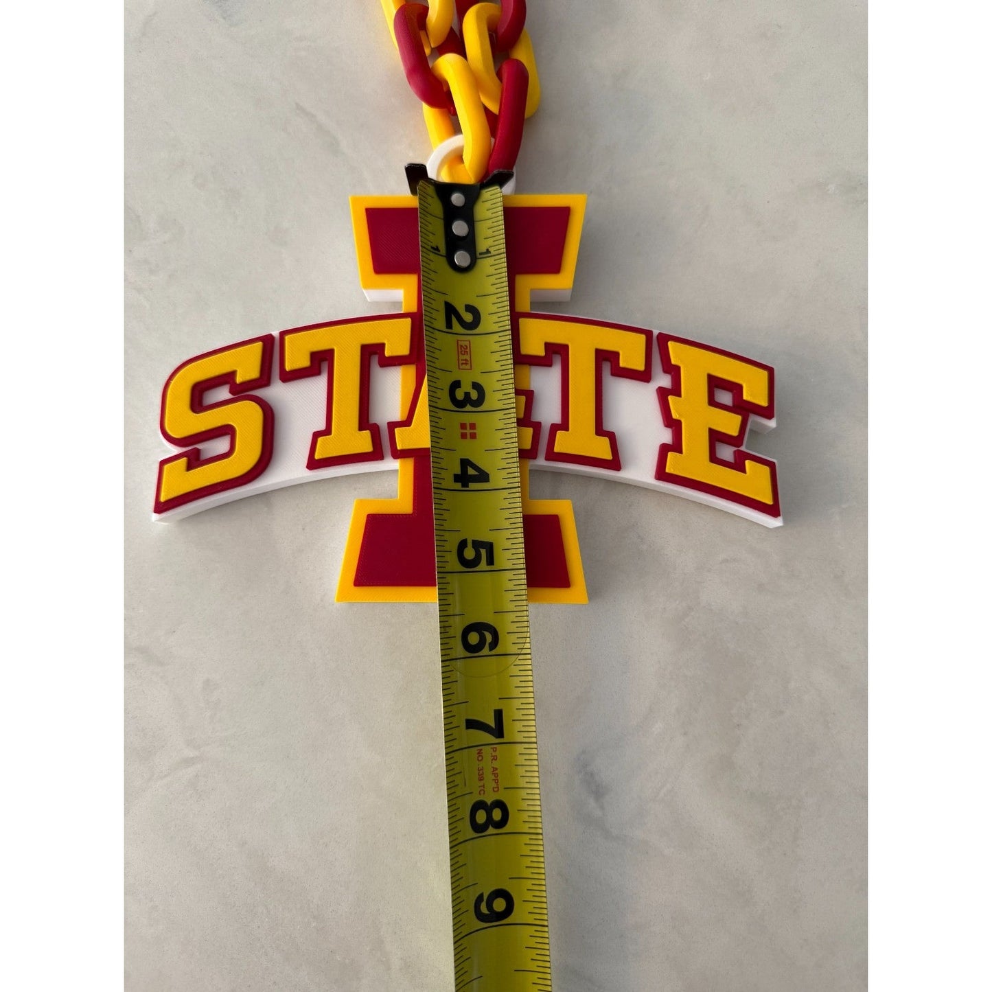 Iowa State Cyclones Oversized Logo Necklace & Fan Chain