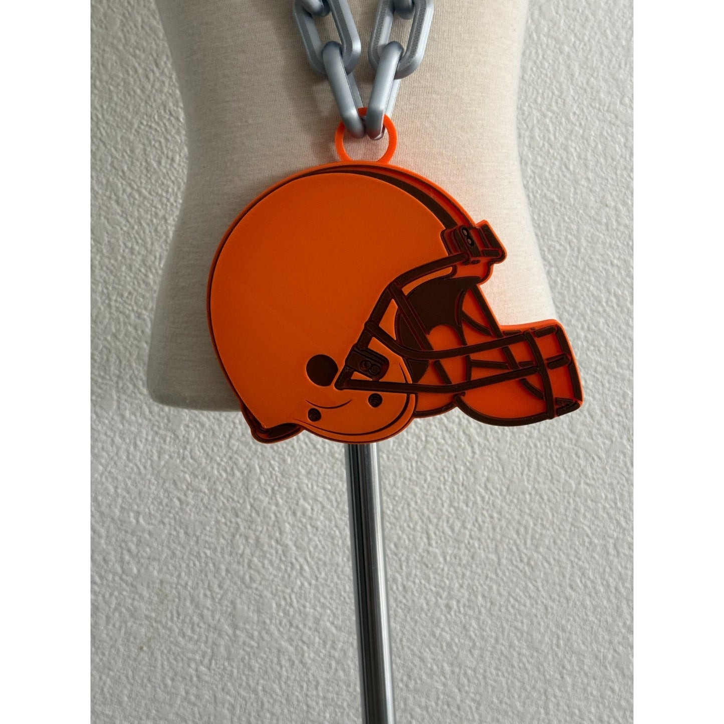 Cleveland Browns Logo Oversized Necklace, Hype Chain.
