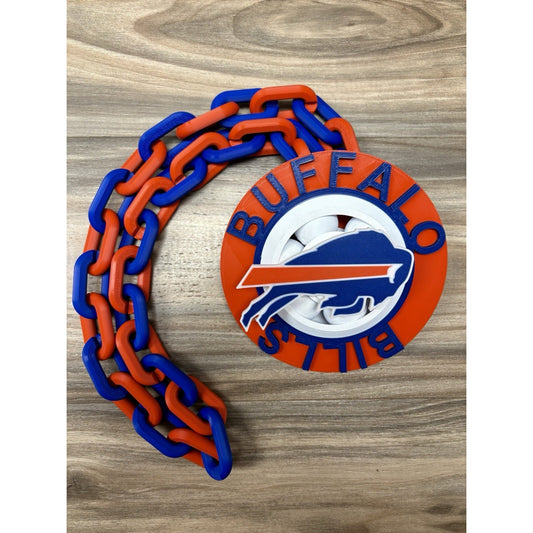 Buffalo Bills 3-D printed spinner chain