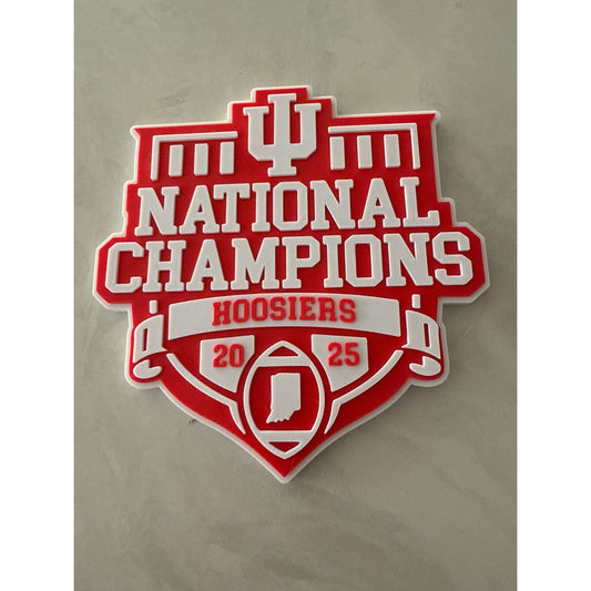 Indiana Hoosiers 25 National Football Champ Plaque