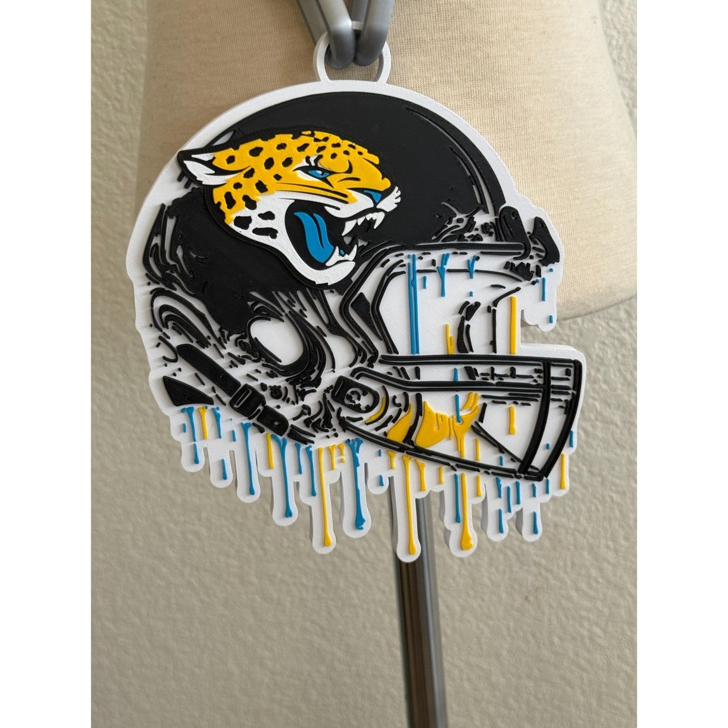Jacksonville Jaguars Helmet Drip Hype Oversized Chain "Duval"