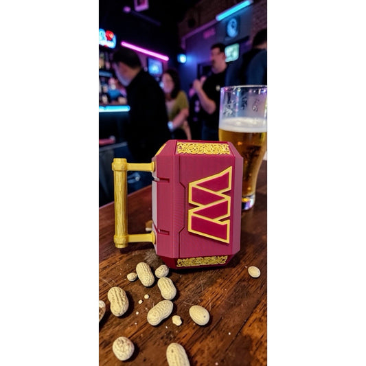 3D Printed Washington Commanders Can Holder Koozie - Fits 12oz Cans + Slim Can