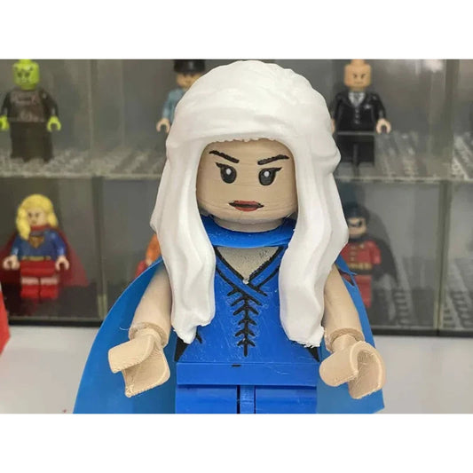 Daenerys Targaryen Brick Figure 8 inches tall 3D Printed Lego Inspired