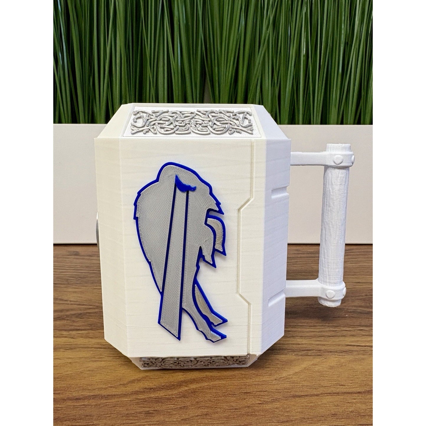 3D Printed Buffalo Bills Can Holder Koozie - Fits 12oz Cans