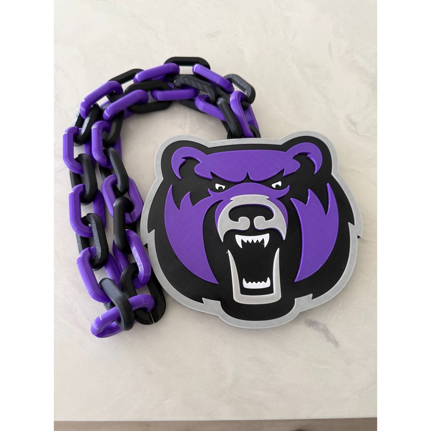 Central Arkansas Bears Oversized Necklace, Hype Chain