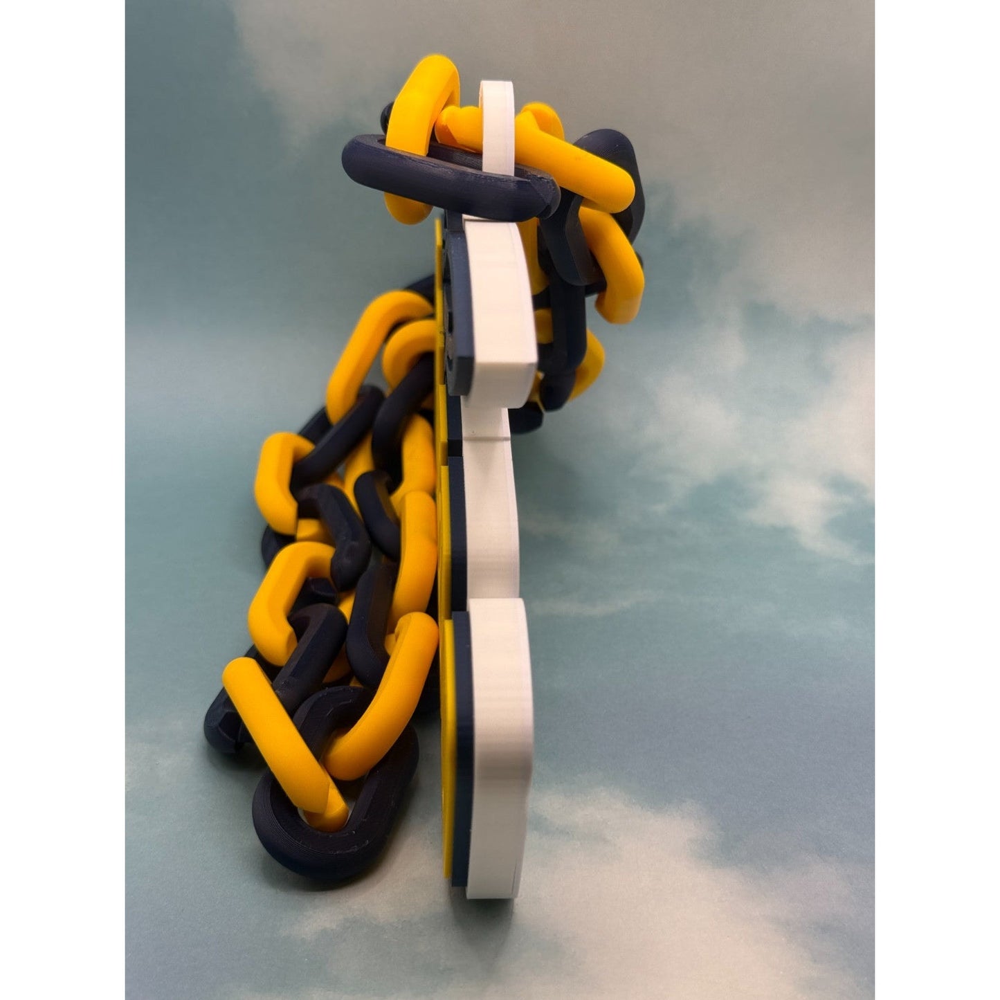 Toledo Rockets Logo Oversized Necklace, Pendant Chain,Show Your Rocket Pride