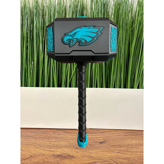 Midnight edition - Philadelphia Eagles, 3-D printed Thor hammer