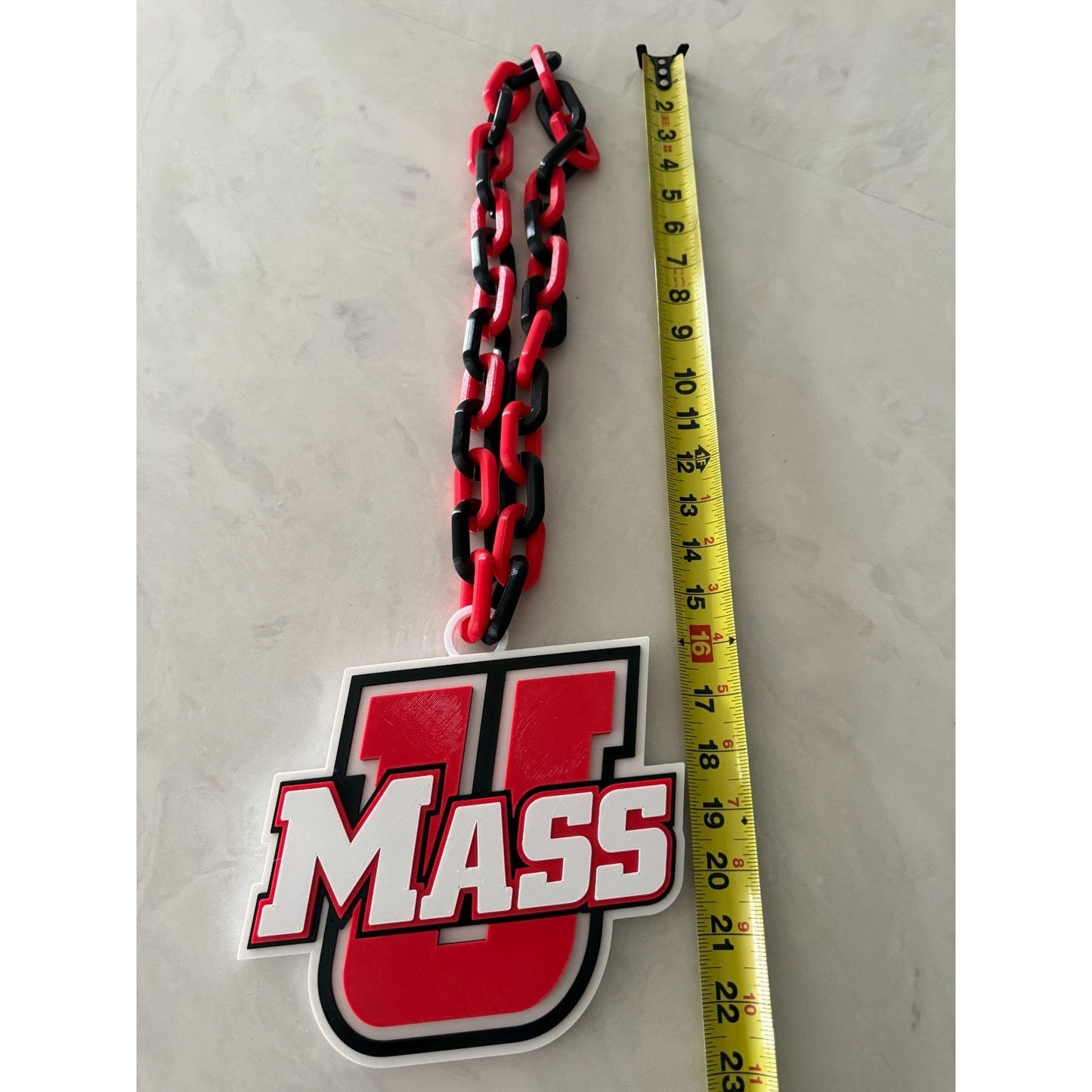 Massachusetts Minutemen Logo Oversized Necklace, Pendant Chain“Be Revolutionary.
