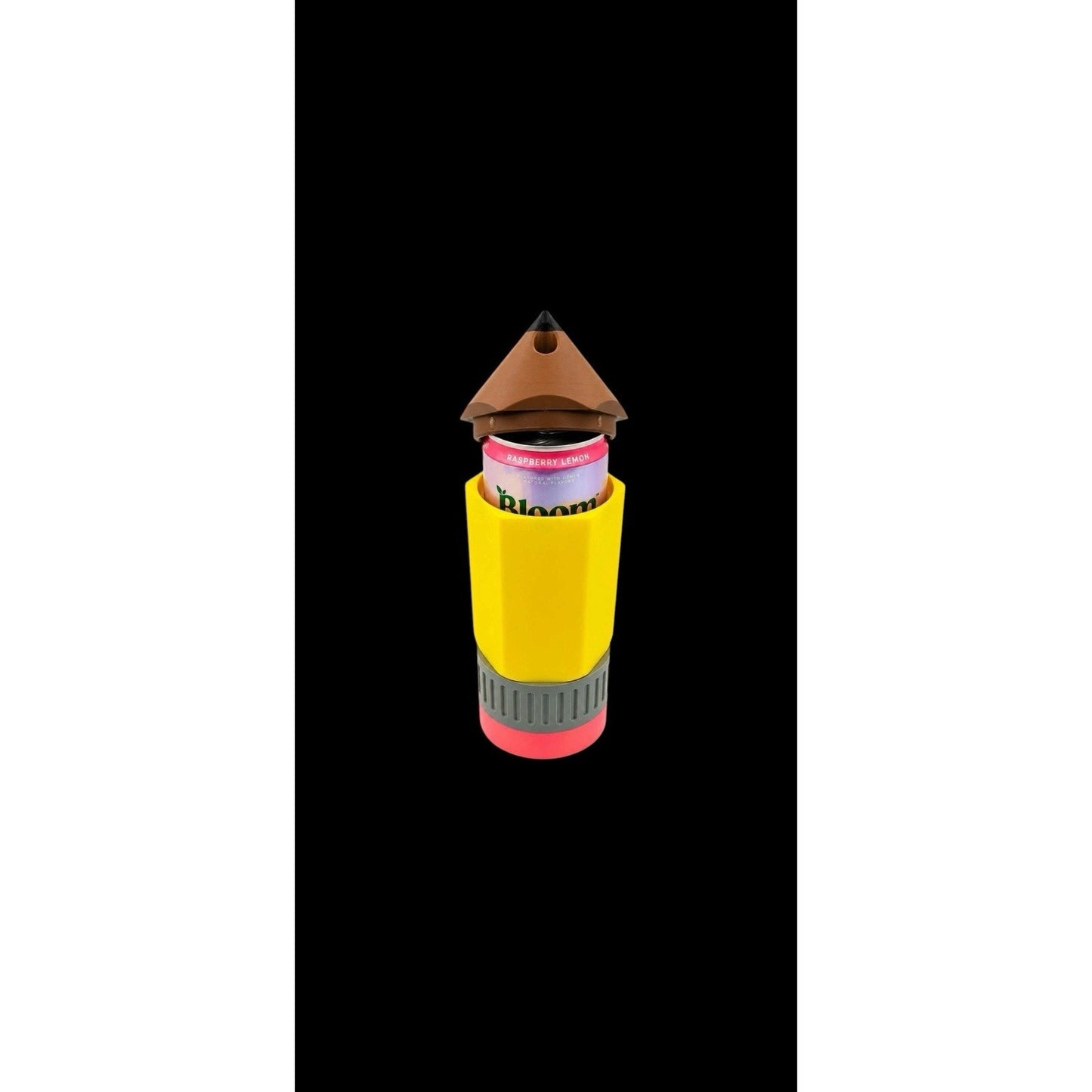 Pencil SLIM Can Cooler Koozie - Teachers Gift