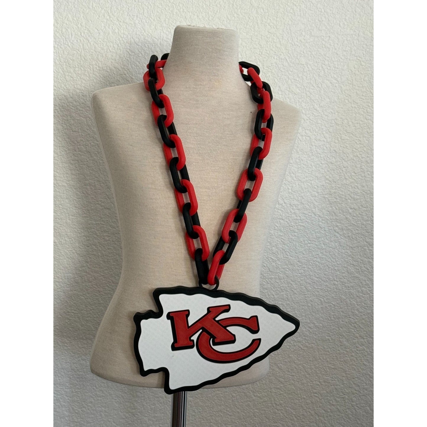 Kansas City Chiefs Oversized Chain Necklace Show Your Support