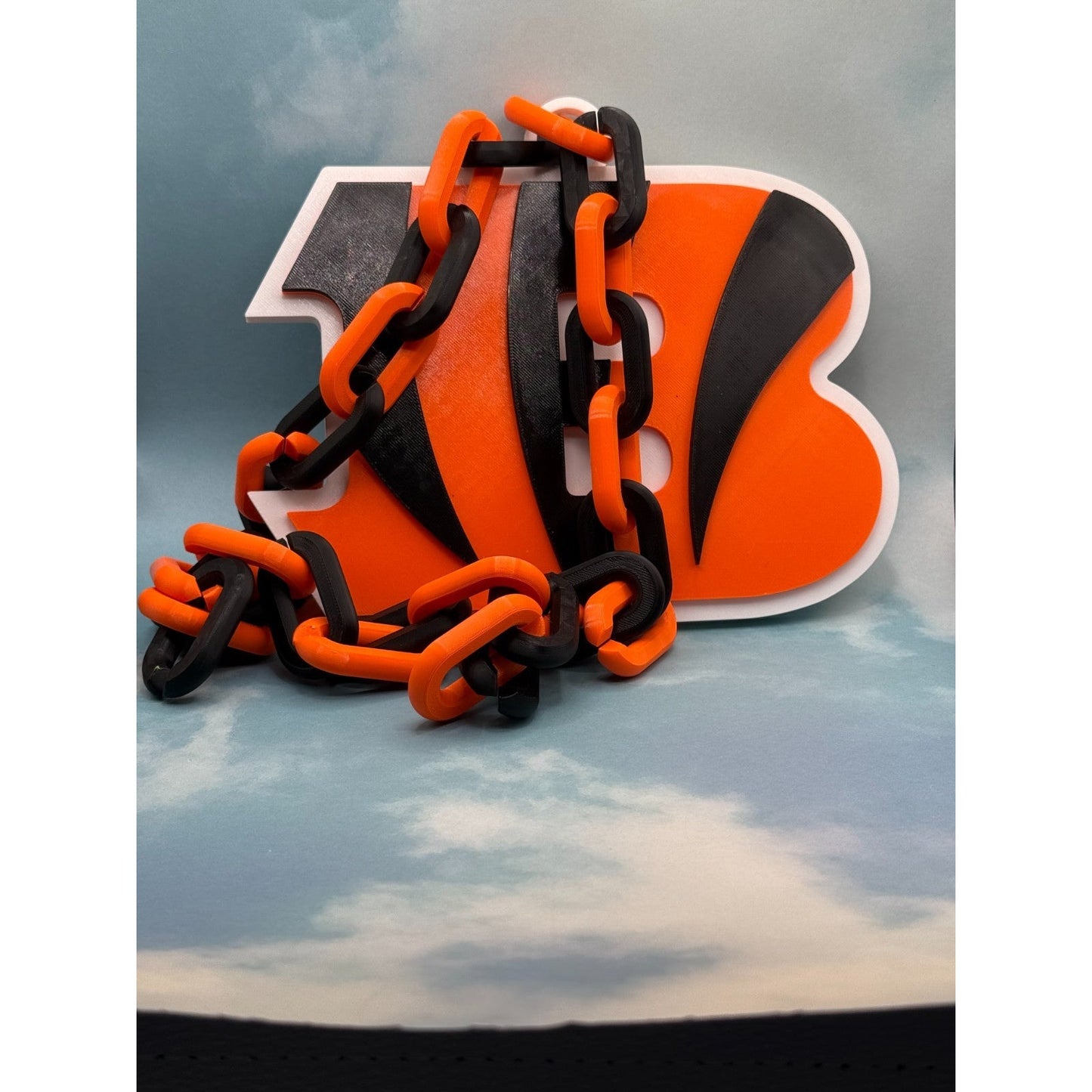 Awesome Cincinnati Bengals Oversized Necklace, Pendant