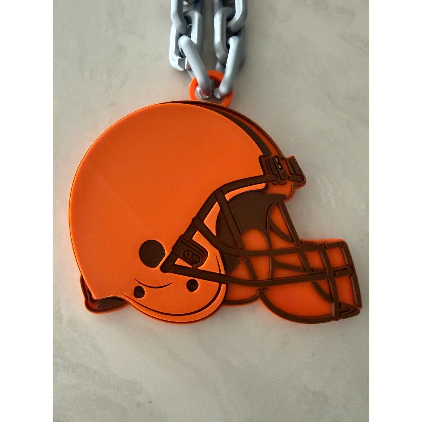 Cleveland Browns Logo Oversized Necklace, Hype Chain.