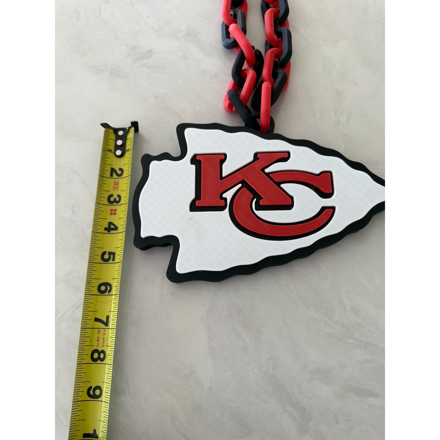 Kansas City Chiefs Oversized Chain Necklace Show Your Support