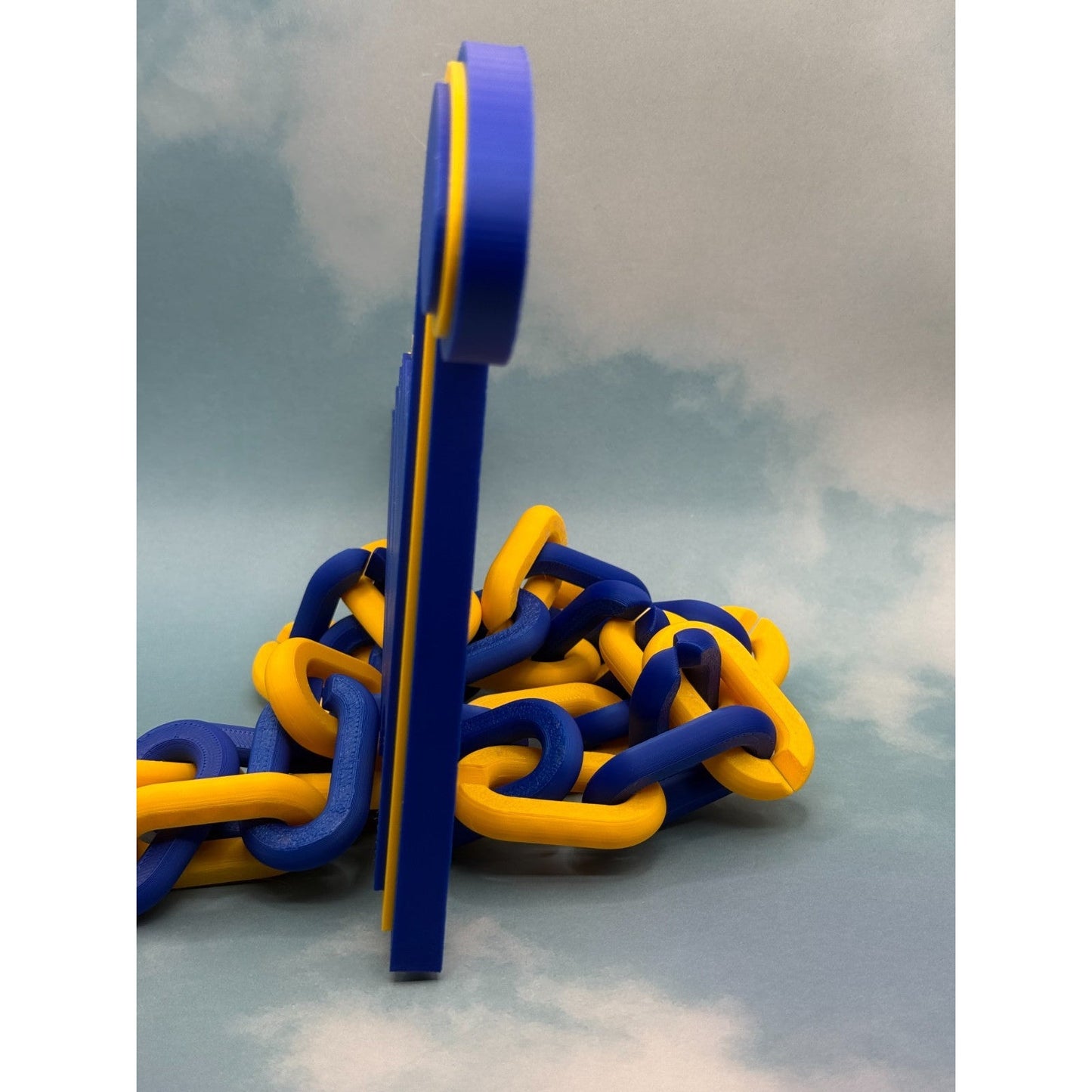 St. Louis Blues Oversized Logo Necklace, Hype Chain Bleed Blue!