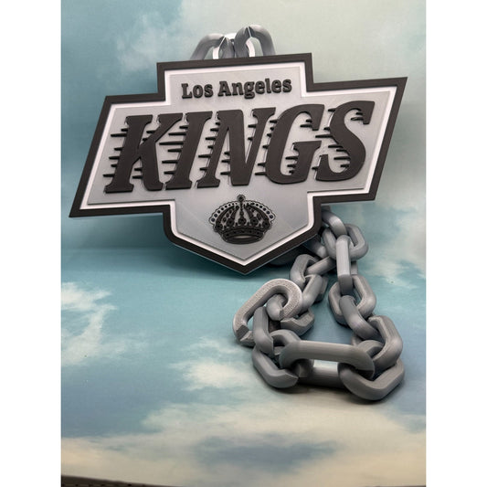 Los Angeles Kings Logo Oversized Necklace, Hype Chain. LA Kings puck!
