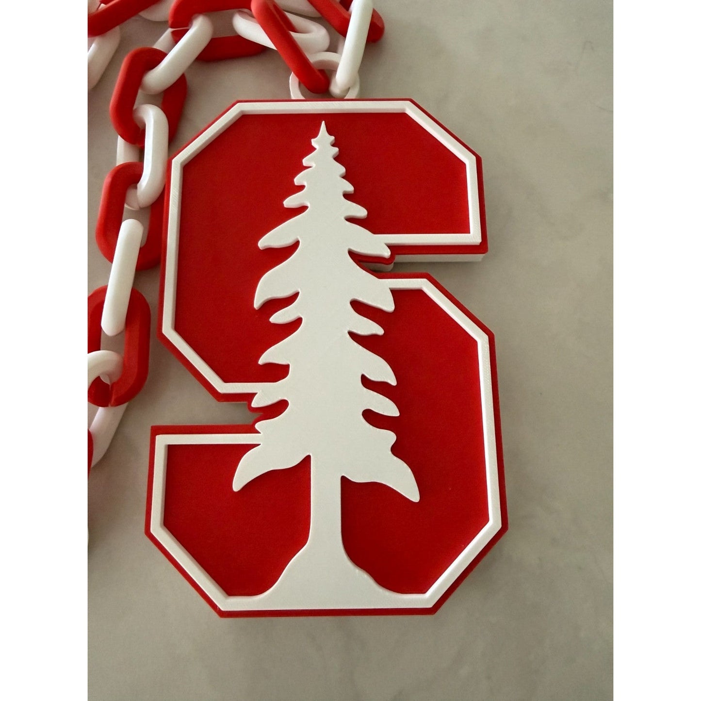 Stanford Cardinal Logo Oversized Necklace Chain