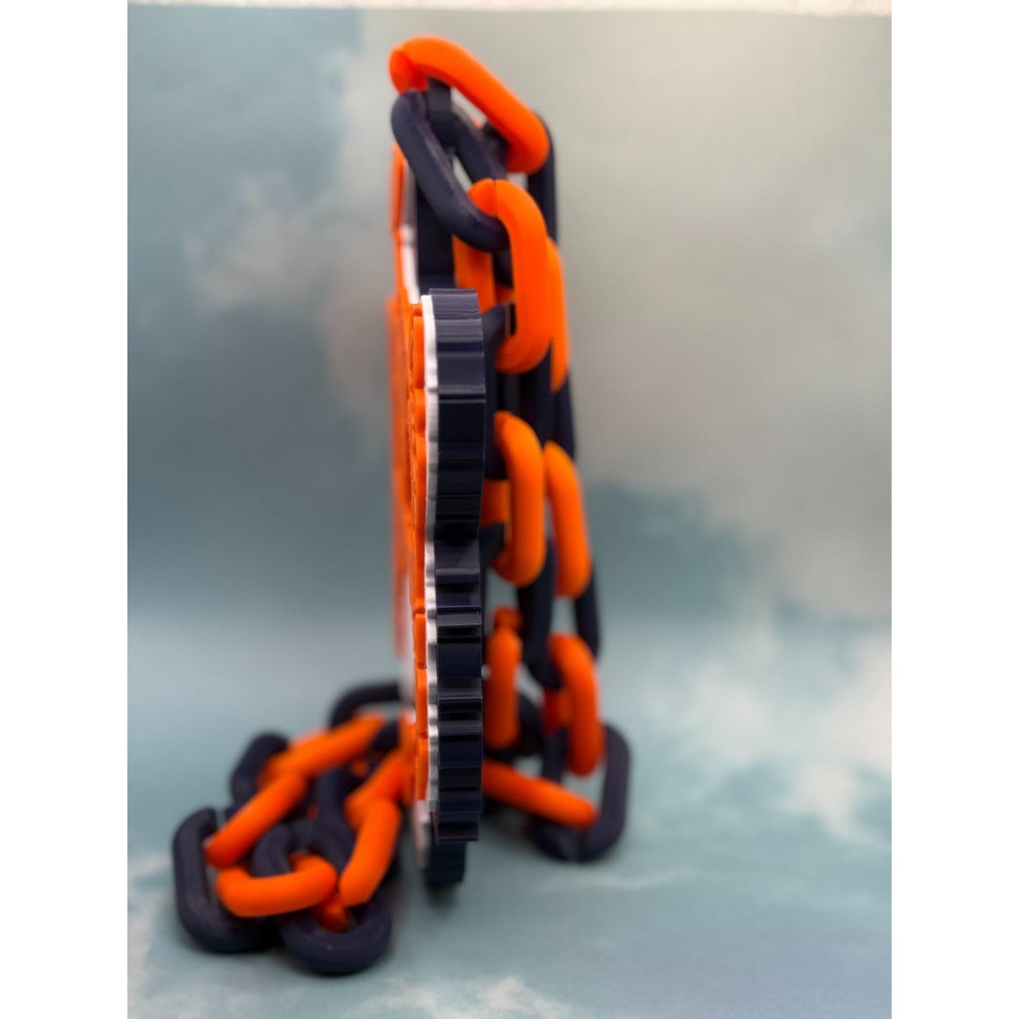 Auburn Tigers Retro Logo Oversized Necklace, Hype Chain “War Eagle”