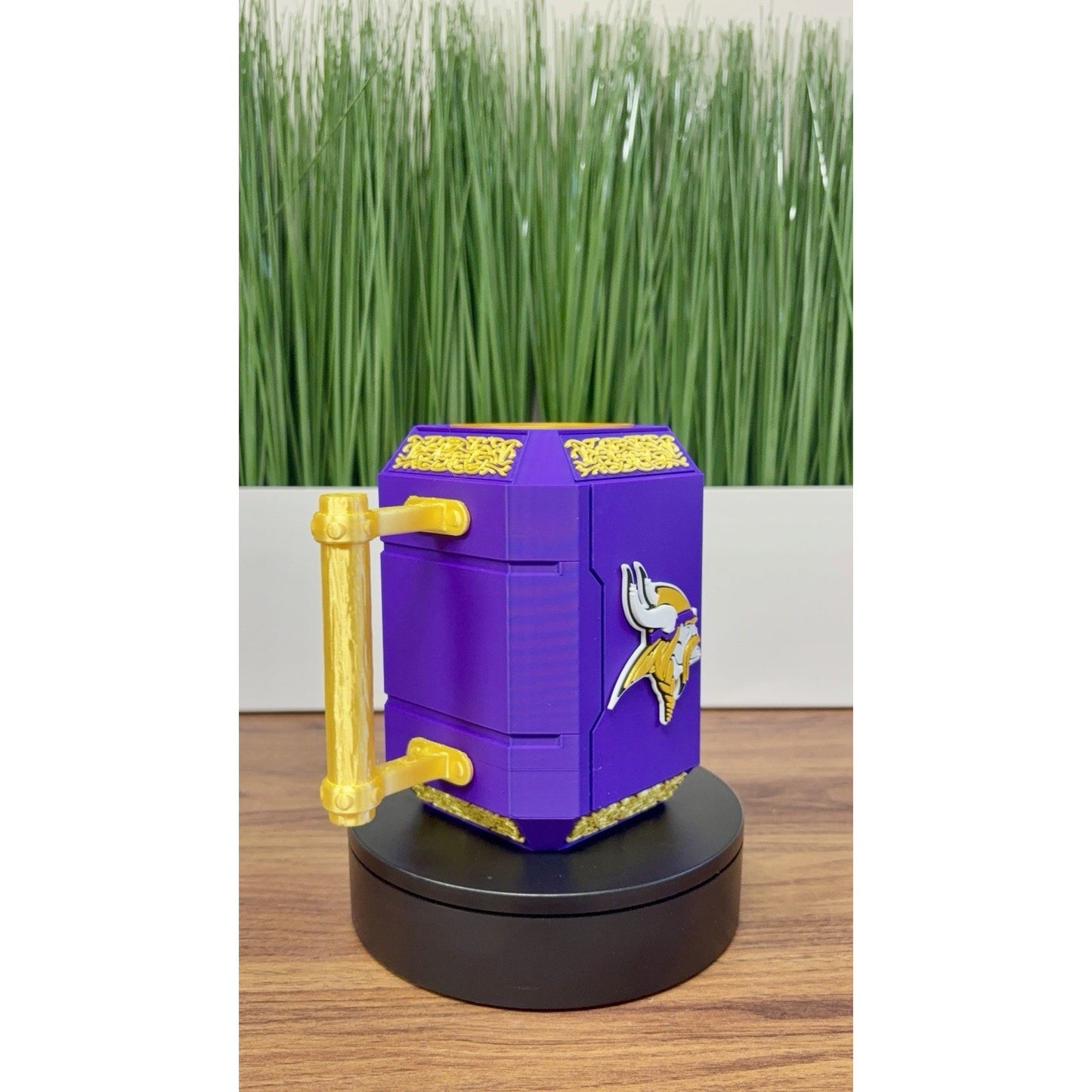 Minnesota Vikings 3-D Printed Can Holder Koozie