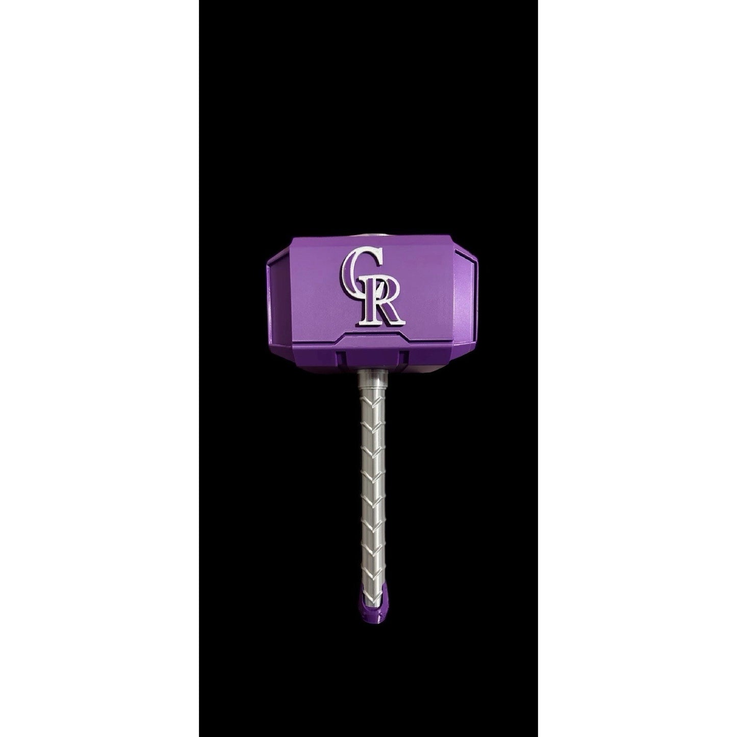Colorado Rockies Thor Hammer - 14” 3D Printed MLB Fan Collectible w/ Stand