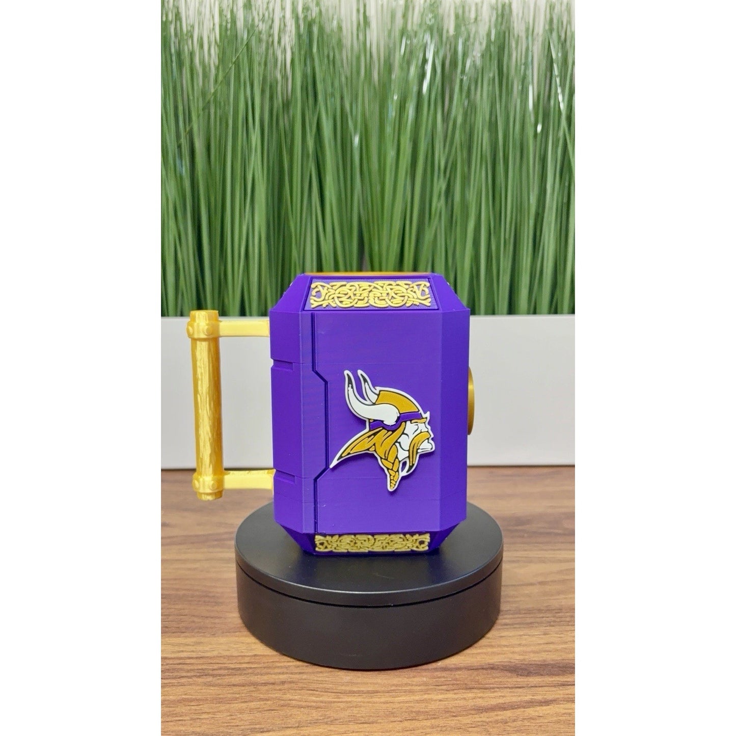 Minnesota Vikings 3-D Printed Can Holder Koozie