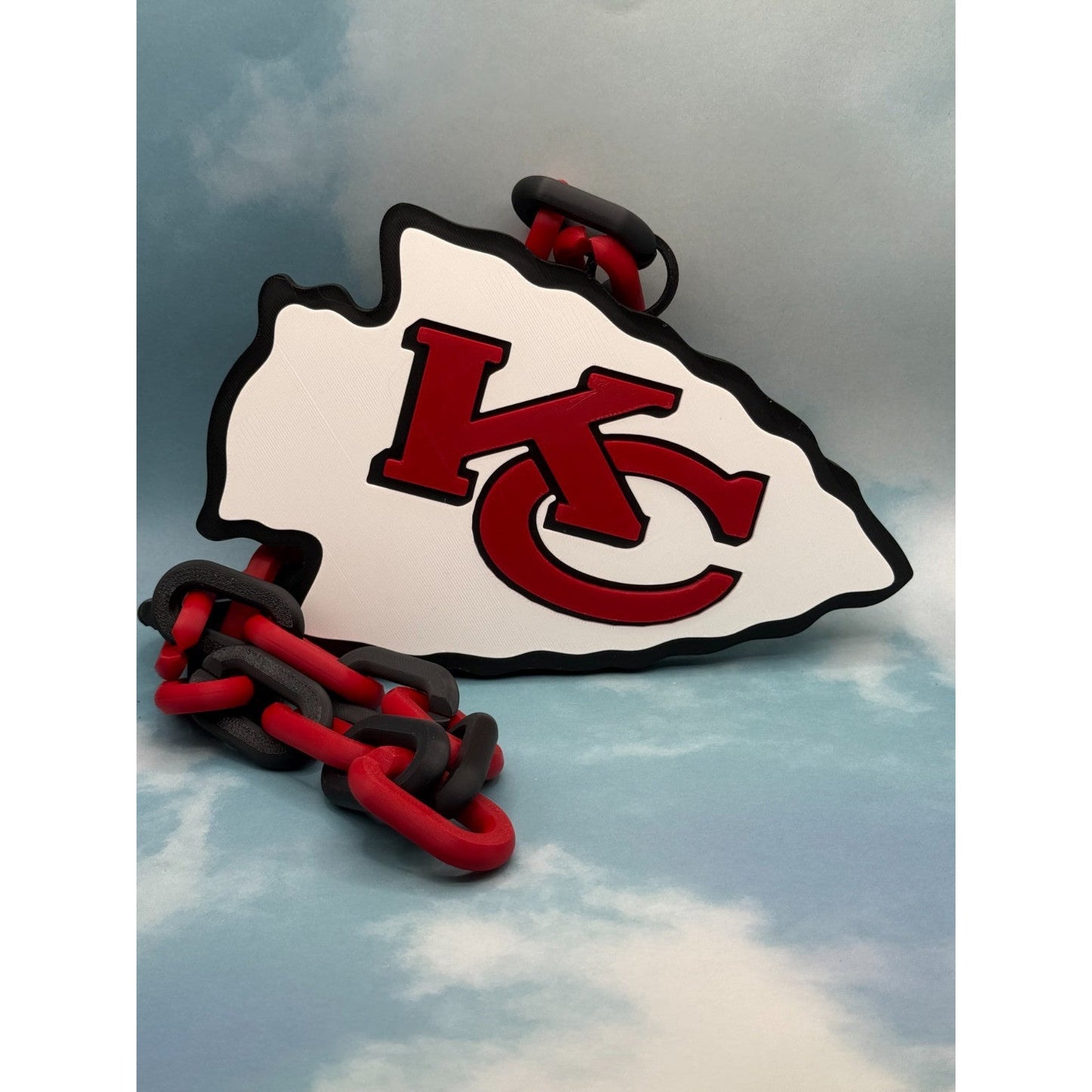 Kansas City Chiefs Oversized Chain Necklace Show Your Support