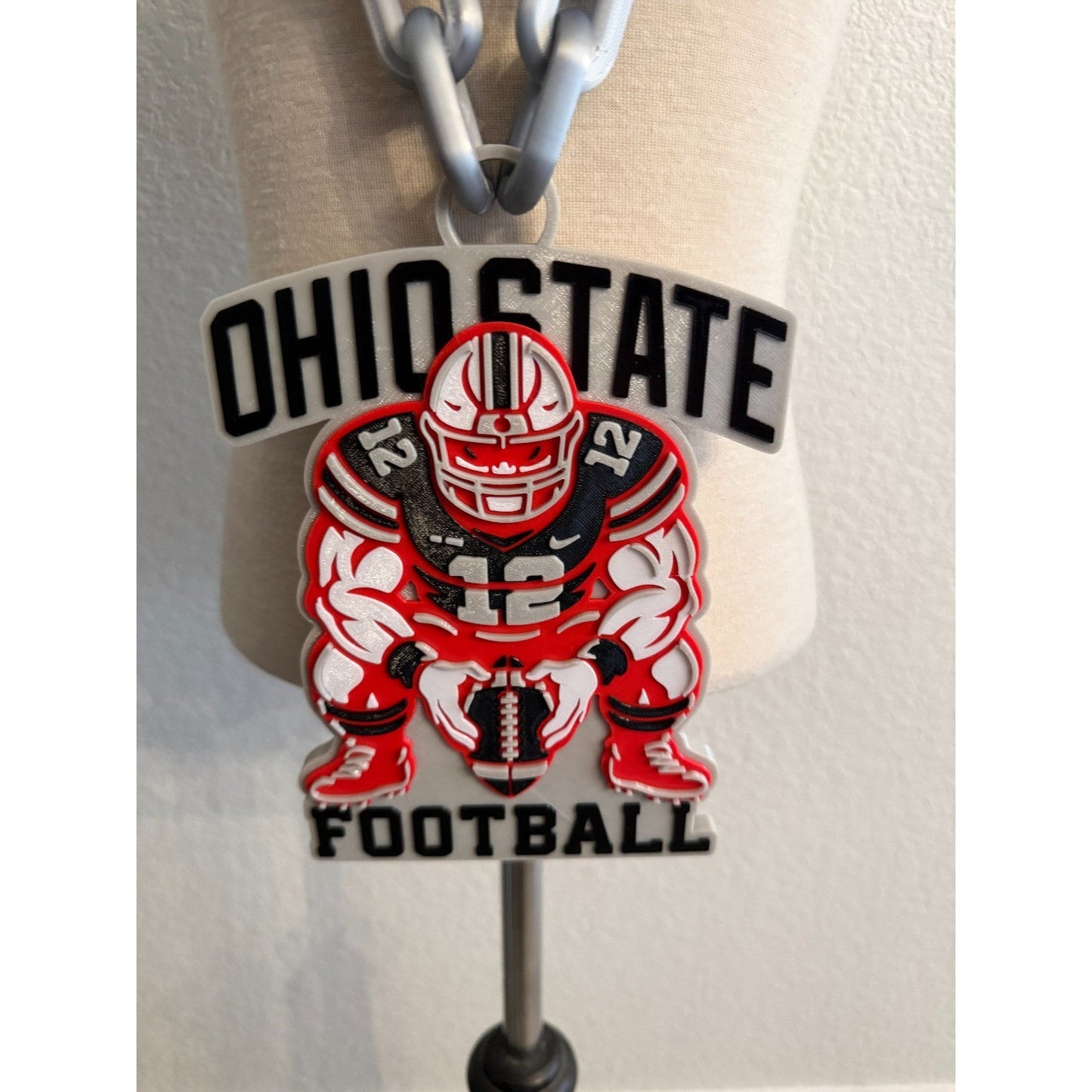 Ohio State Gritty Oversized Logo Fan Turnover Chain