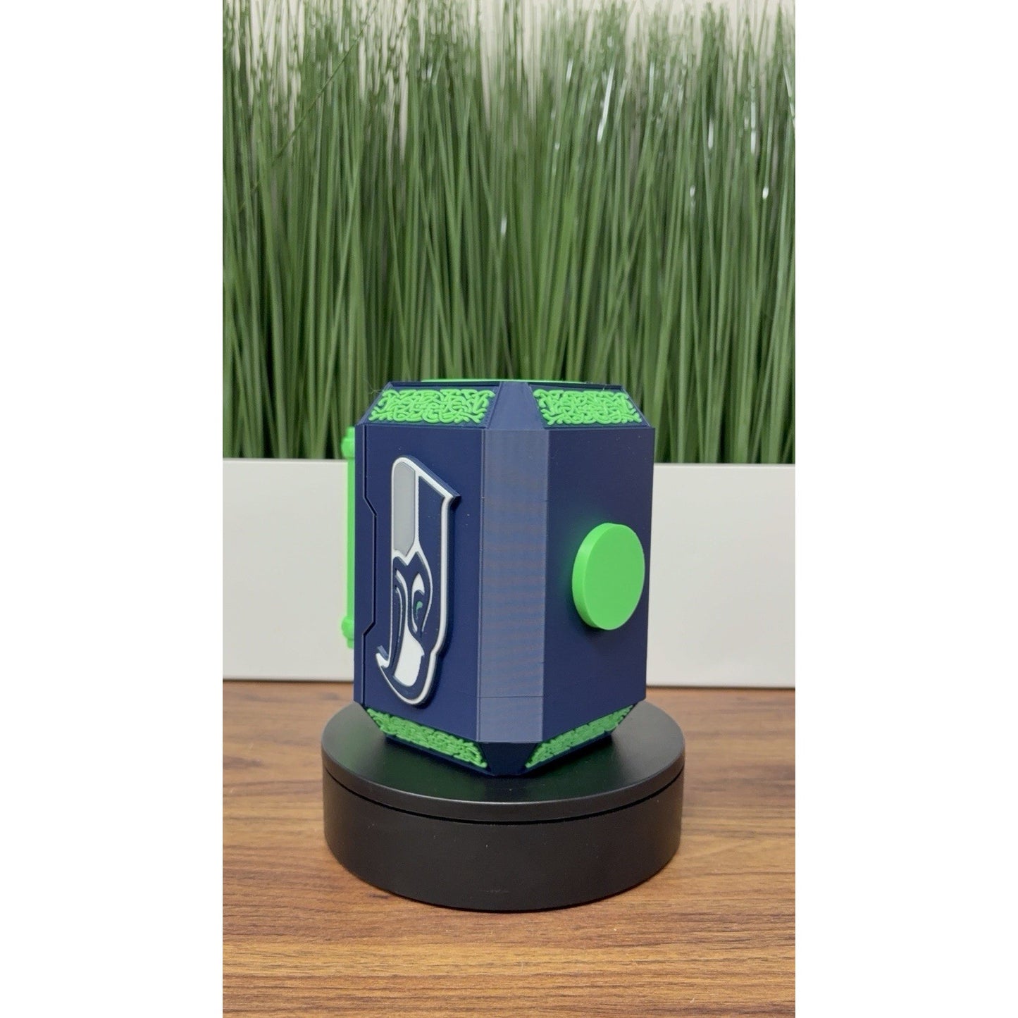3D Printed Seattle Seahawks Can Holder Koozie - Fits 12oz Cans