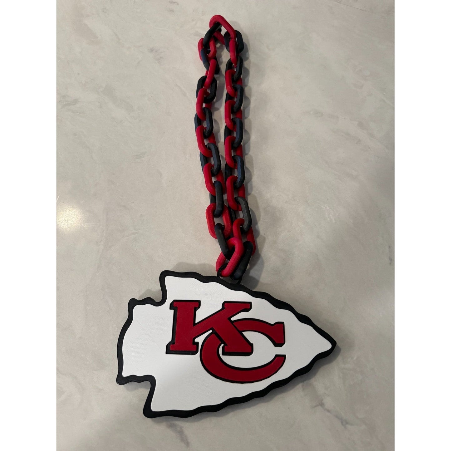 Kansas City Chiefs Oversized Chain Necklace Show Your Support