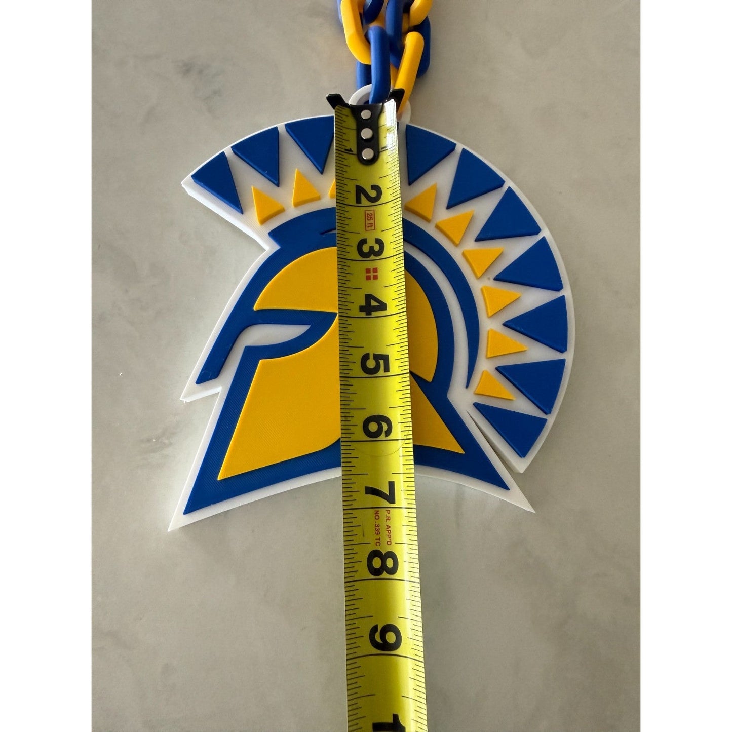 San José State Spartans Logo Oversized Necklace, Pendant Chain