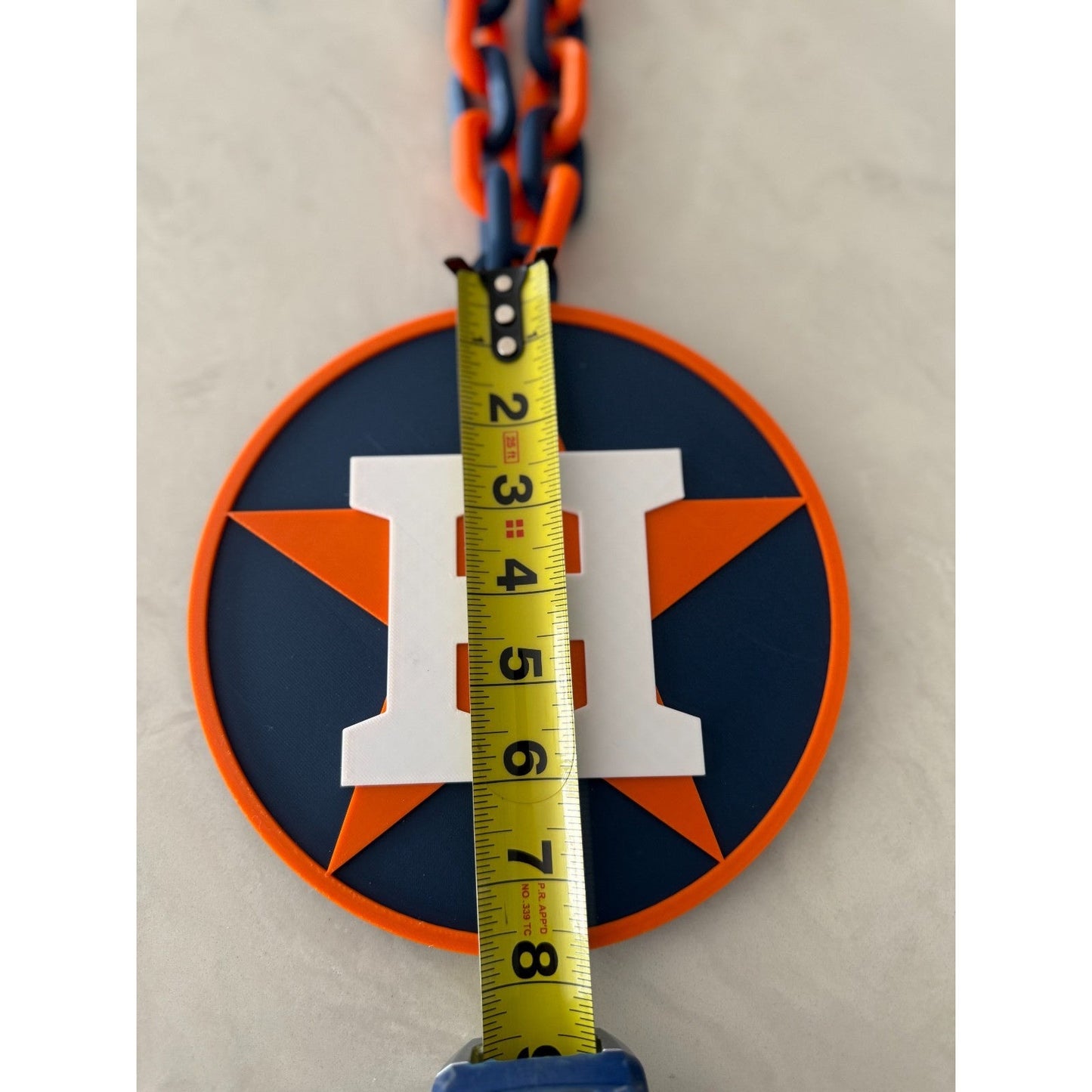 Houston Astros Oversized Fan Necklace, Pendant!