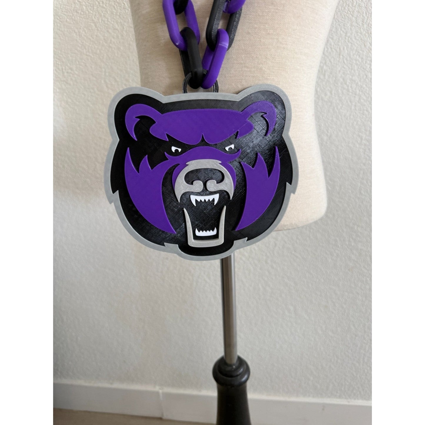 Central Arkansas Bears Oversized Necklace, Hype Chain