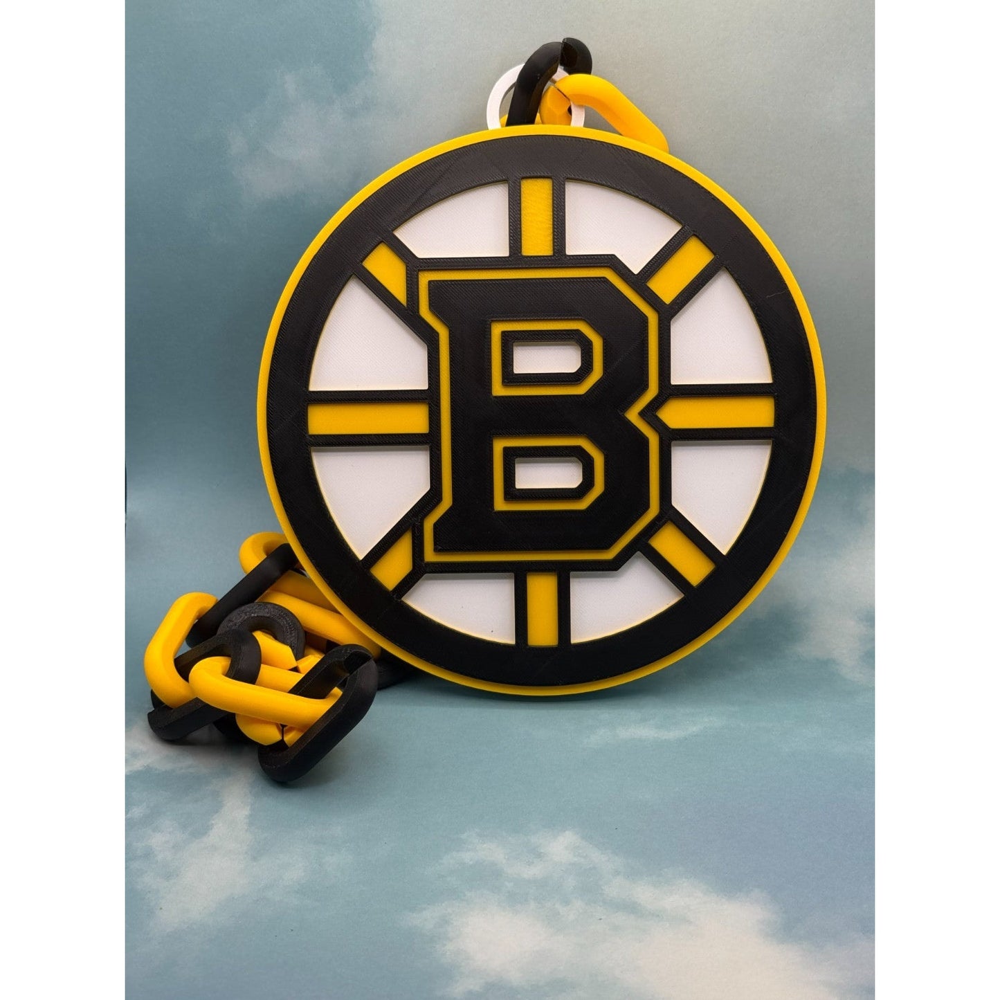 Boston Bruins Oversized Logo Necklace, Hype Chain "Fear the Bear! "