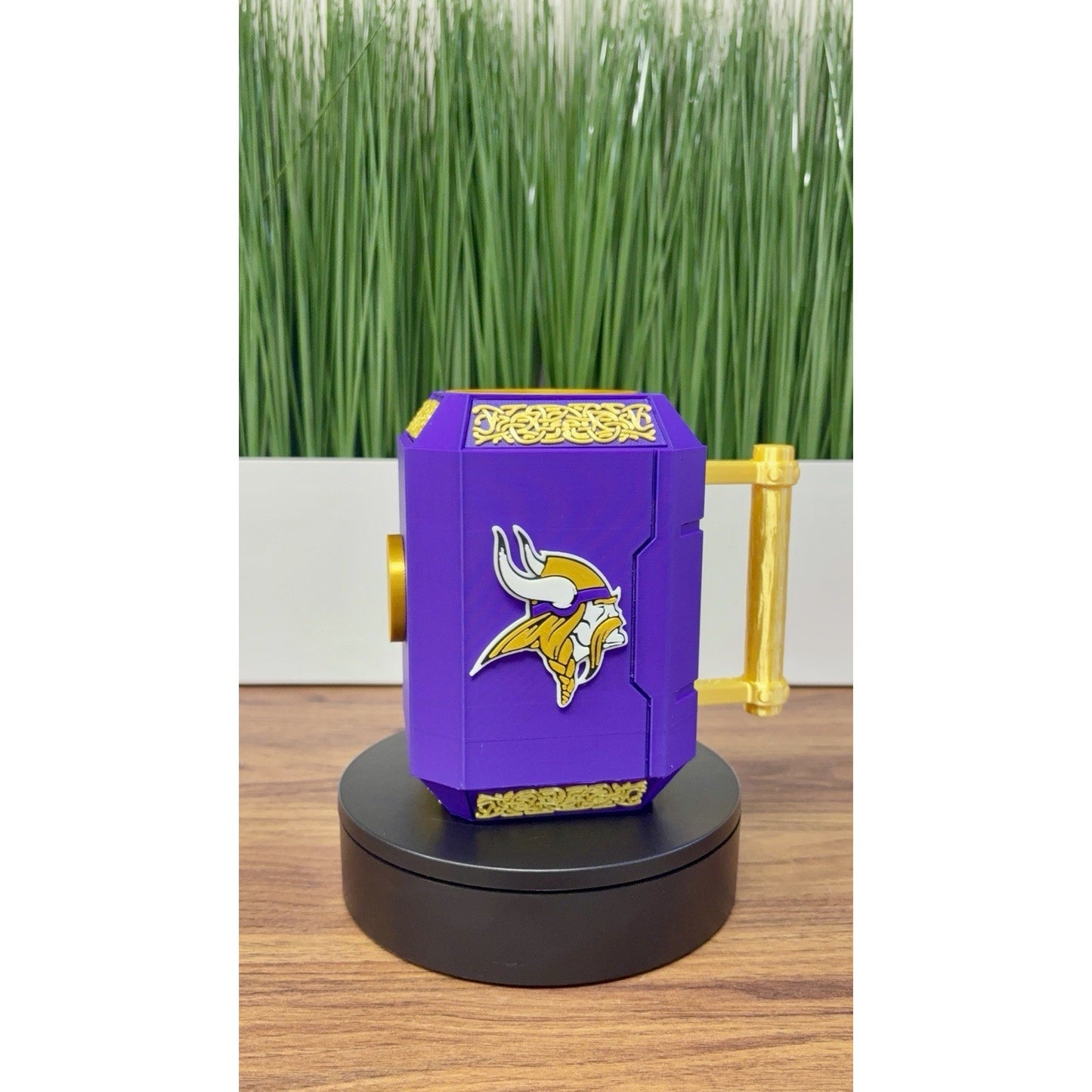 Minnesota Vikings 3-D Printed Can Holder Koozie