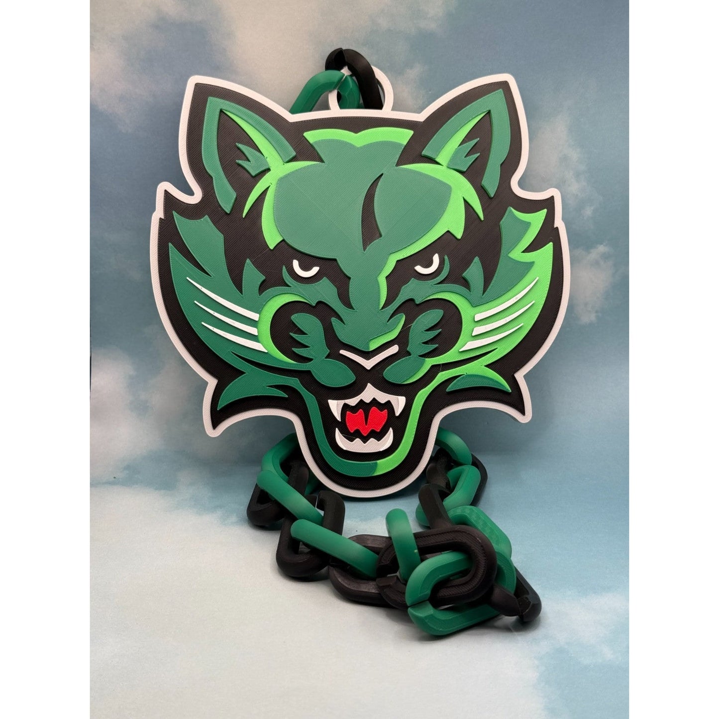 Binghamton Bearcats Oversized Necklace Hype Chain Handmade