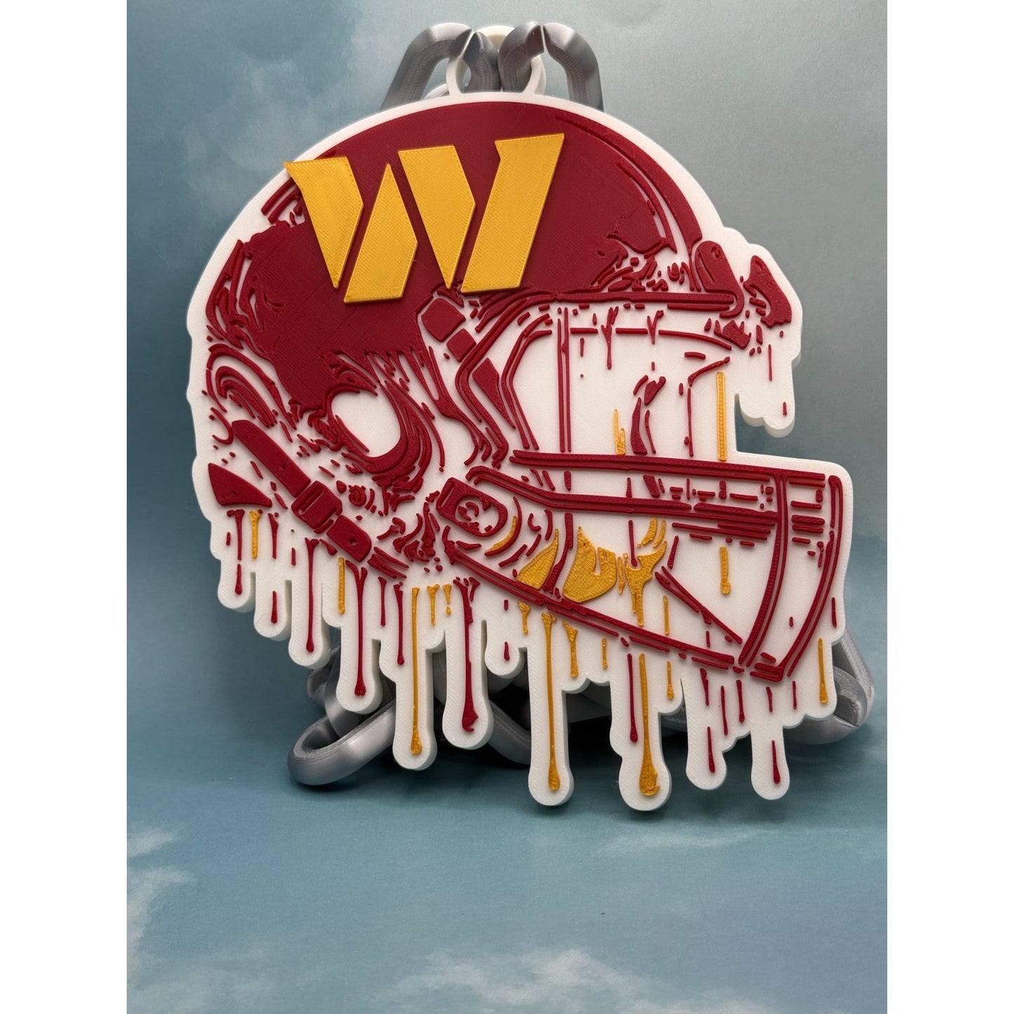 Washington Commanders Helmet Drip Oversized Hype Chain
