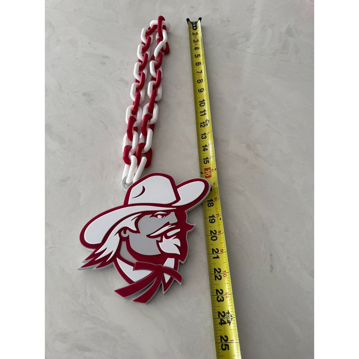 Eastern Kentucky Colonels Oversized Fan Necklace, Hype Chain
