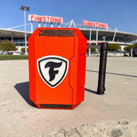 3D Printed Firestone Can Holder Koozie - Fits 12oz Cans