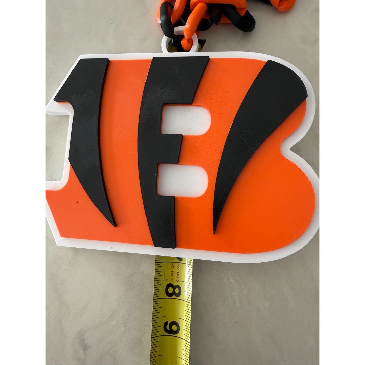 Awesome Cincinnati Bengals Oversized Necklace, Pendant