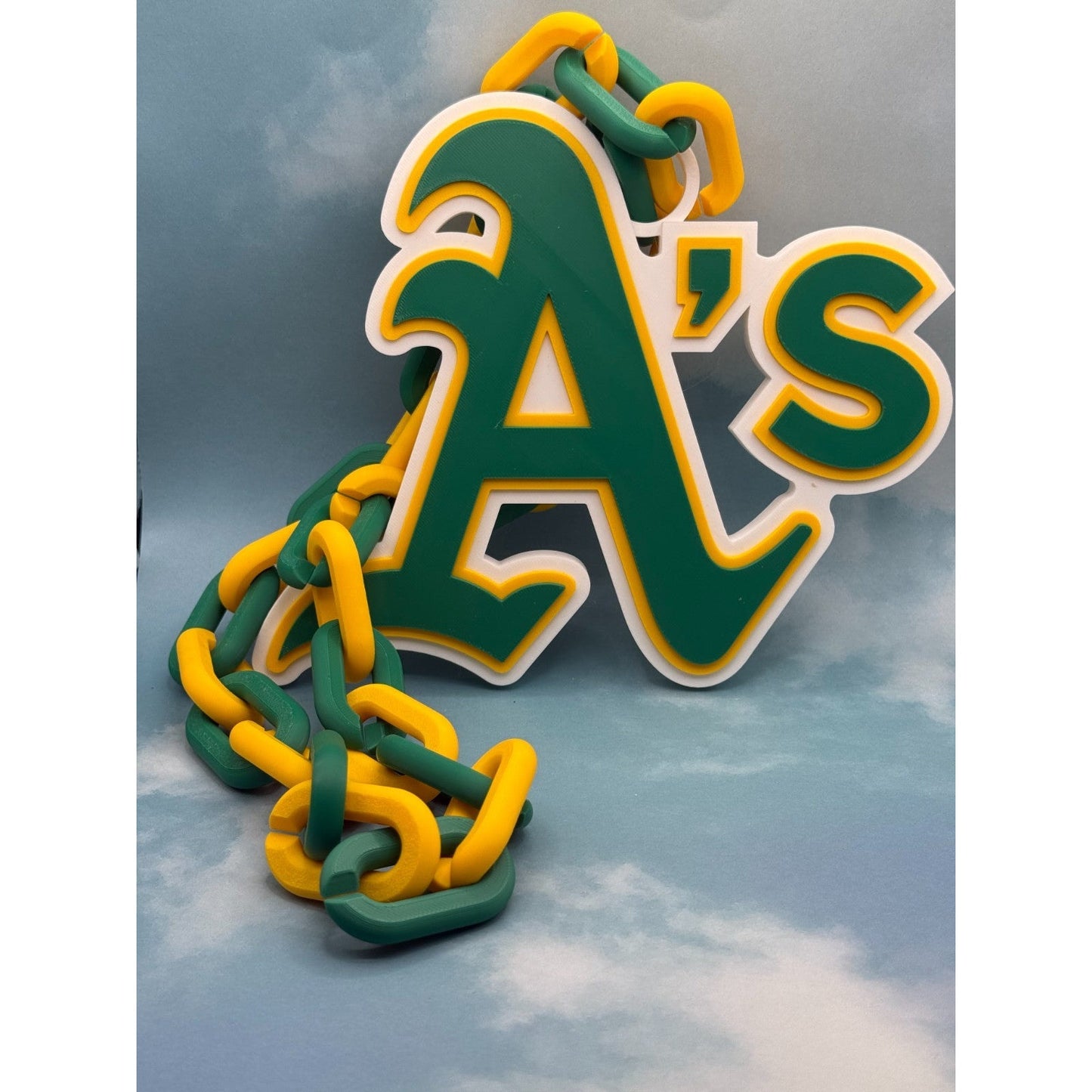 Las Vegas Athletics Oversized Logo Pendant and Chain Show your A's Pride