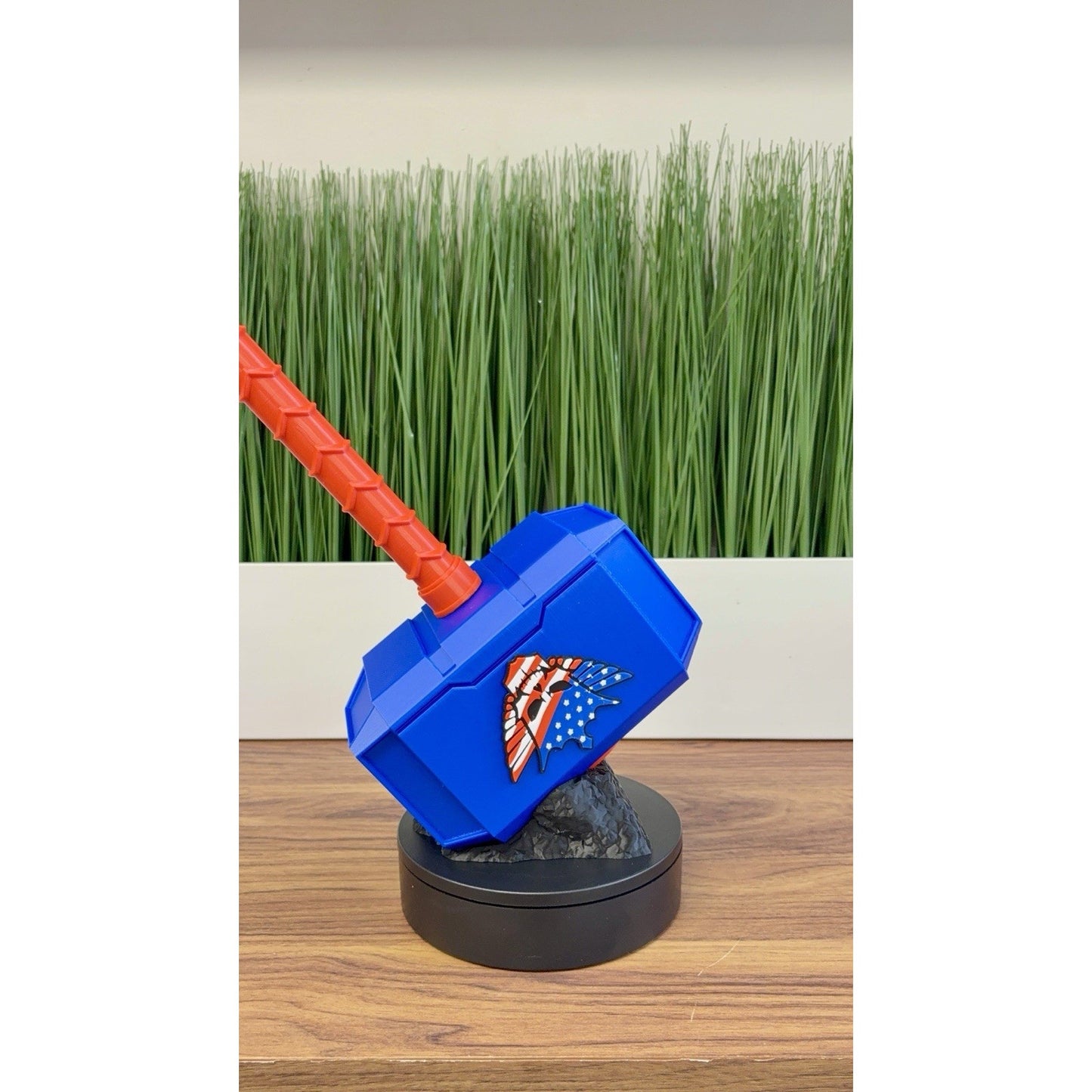 Cody Rhodes 3-D printed Thor hammer
