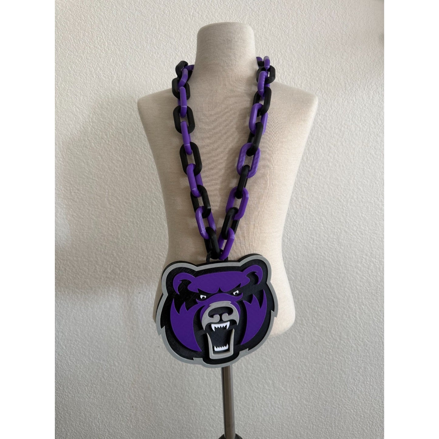 Central Arkansas Bears Oversized Necklace, Hype Chain