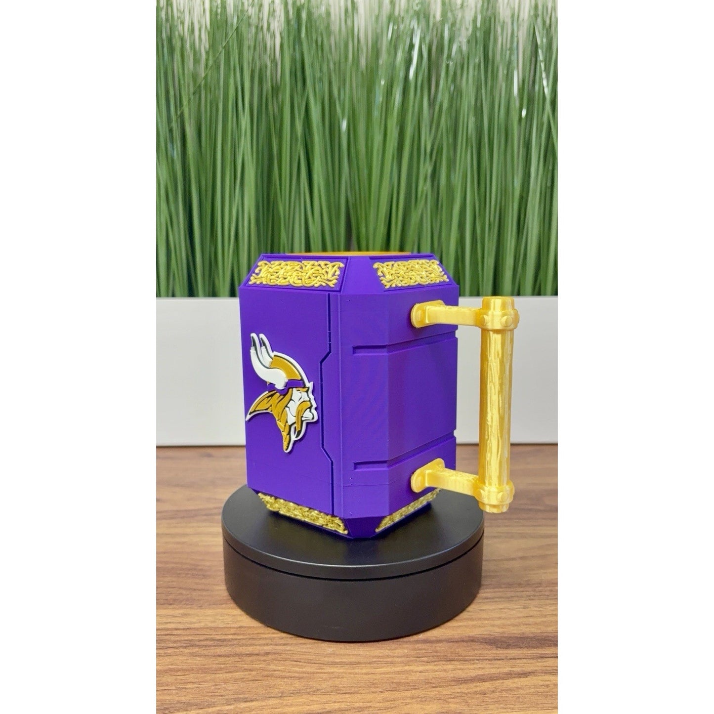 Minnesota Vikings 3-D Printed Can Holder Koozie