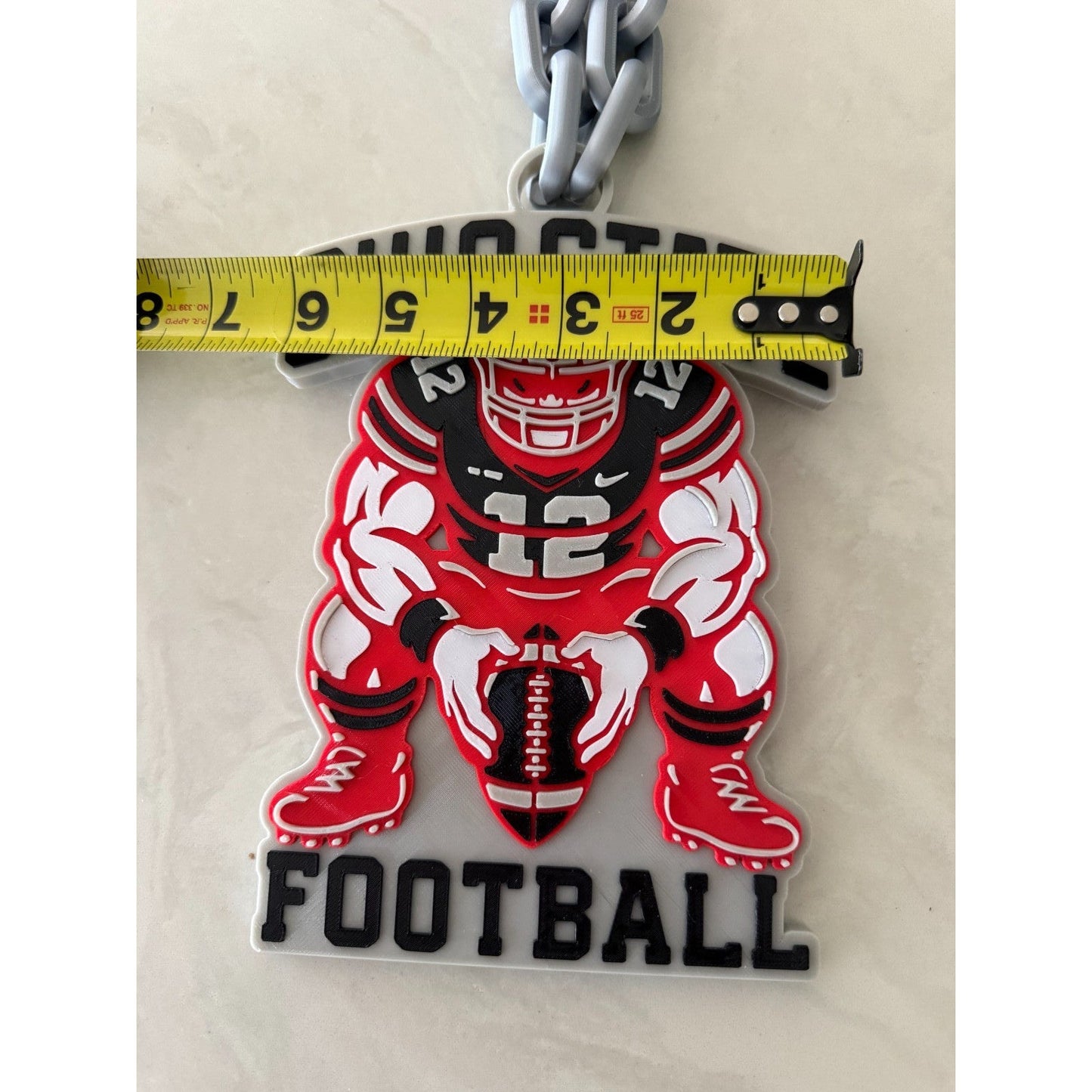 Ohio State Gritty Oversized Logo Fan Turnover Chain