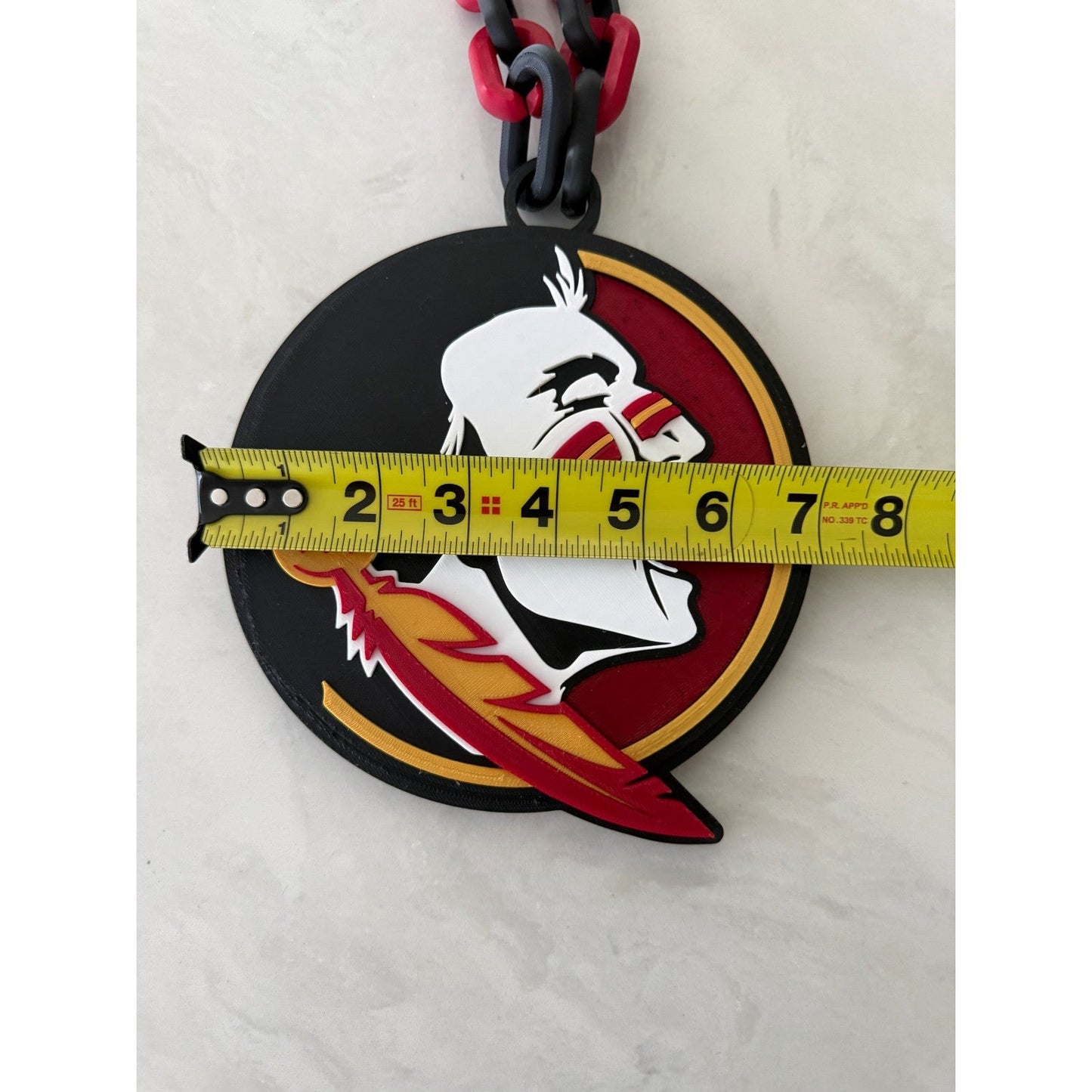 Florida State Seminoles Logo Oversized Necklace & Chain