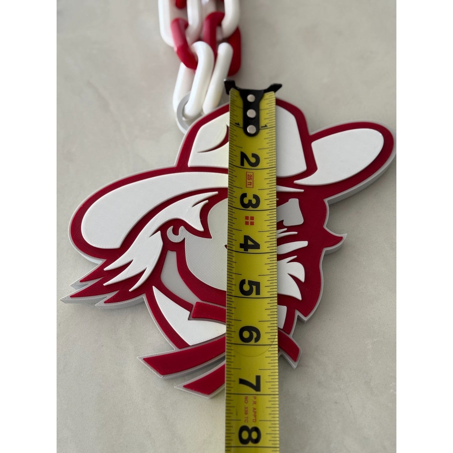 Eastern Kentucky Colonels Oversized Fan Necklace, Hype Chain