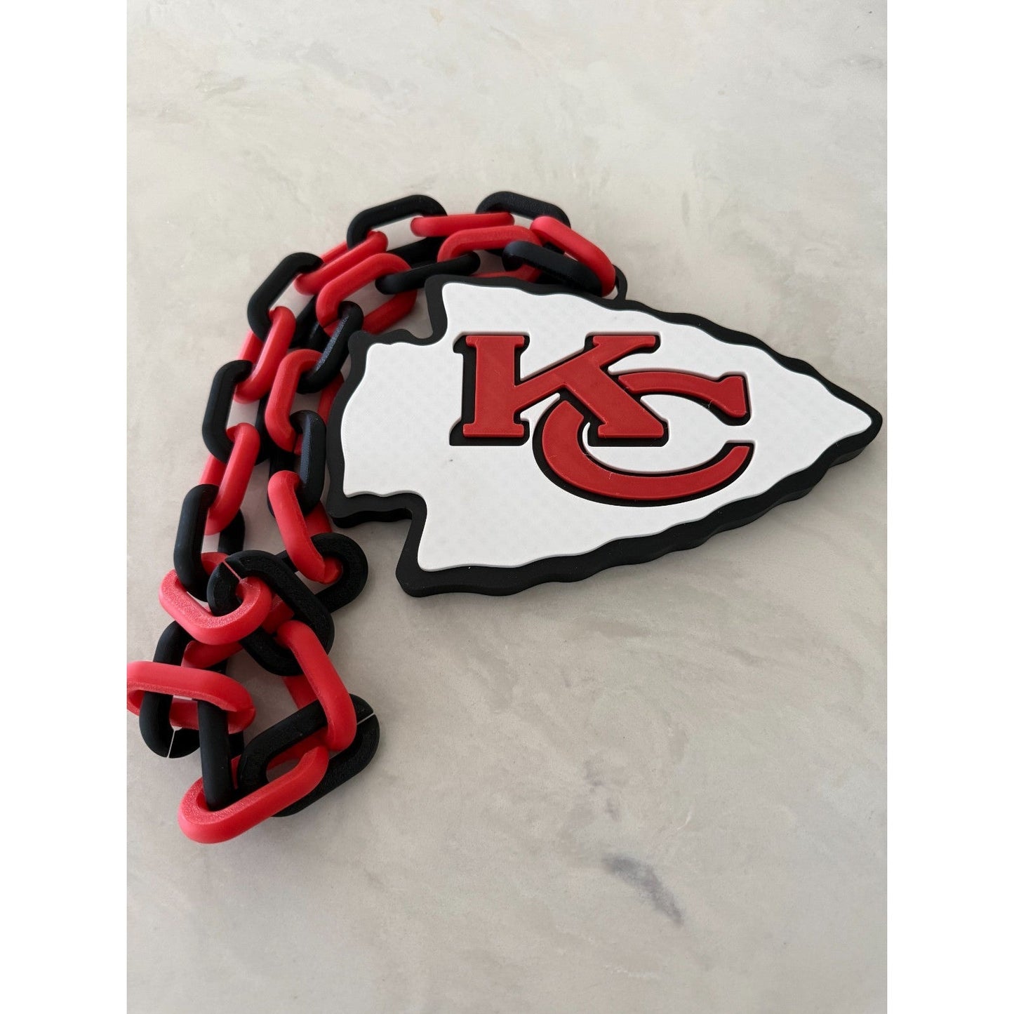 Kansas City Chiefs Oversized Chain Necklace Show Your Support