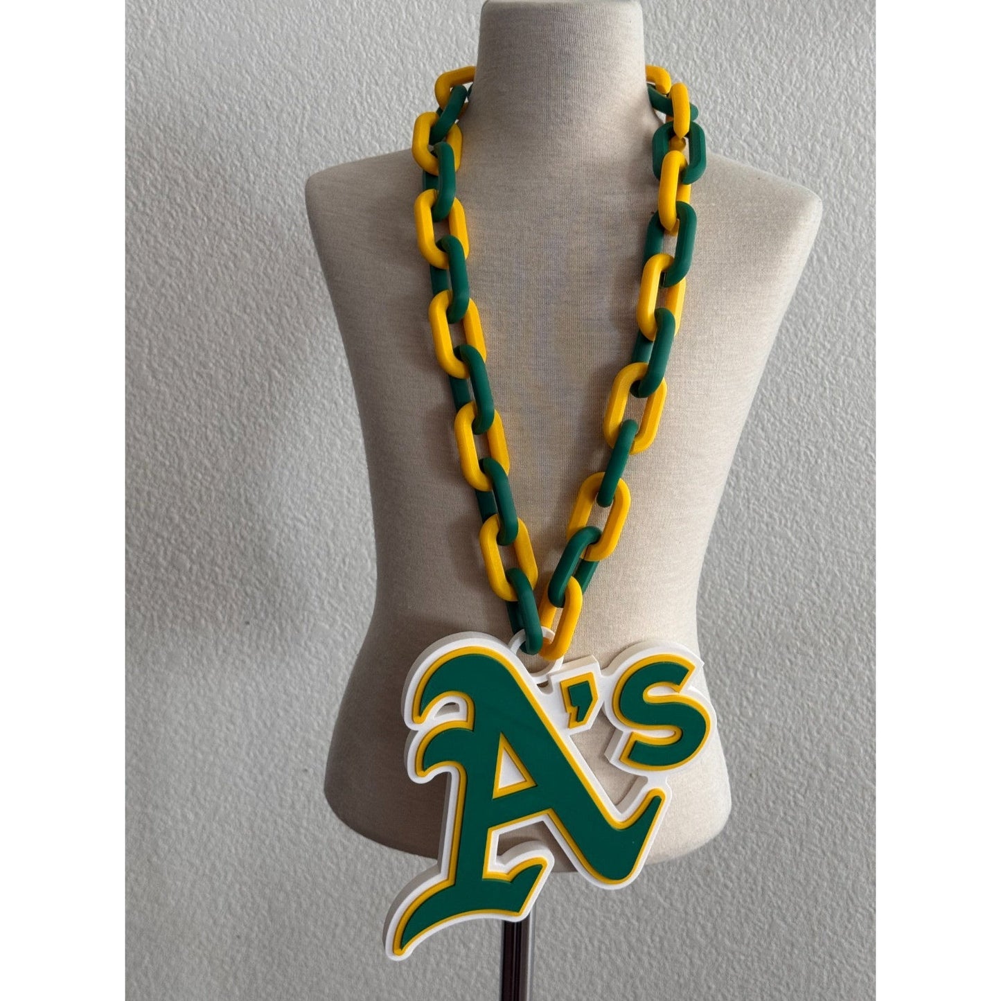Las Vegas Athletics Oversized Logo Pendant and Chain Show your A's Pride